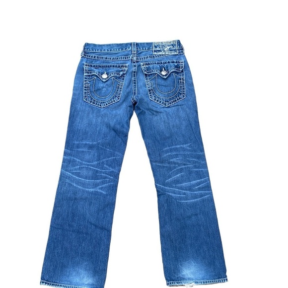 Vintage True Religion Jeans Size 34 RICKY BIG T Blue - Picture 3 of 9